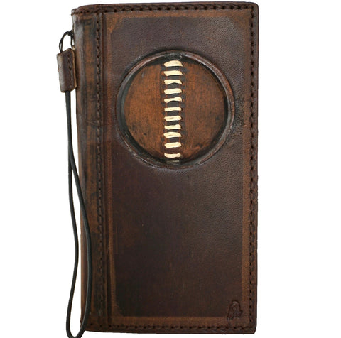 Genuine Leather For Galaxy S26 S24 S25 Edge FE Fold 3 4 5 6 7 Ultra Case Plus Art Wallet Book Style Tree Of Life Credit Cover Luxury Football