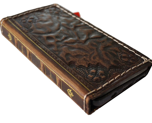 Genuine Leather For Galaxy S26 S24 S25 Ultra FE Note Z Fold 6 7 Edge Case Plus Wallet s25FE Special