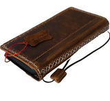 Genuine Leather For Galaxy S26 S25 s24 S26 Fold 3 4 5 6 7 Edge Ultra Note Case Plus Wallet FE Sew Handmade