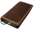 Echtledertasche für Apple iPhone 11 12 13 14 15 Pro Max 6 7 8 plus SE 2020 XS Brieftasche Buch Vintage Pferdestil Ausweisfenster Kreditkartenfächer Abdeckung Wireless Full Grain Davis Luxus Mini Art Magnetic Diy De