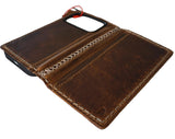 Echtledertasche für Apple iPhone 11 12 13 14 15 Pro Max 6 7 8 plus SE 2020 XS Brieftasche Buch Vintage Pferdestil Ausweisfenster Kreditkartenfächer Abdeckung Wireless Full Grain Davis Luxus Mini Art Magnetic Diy De