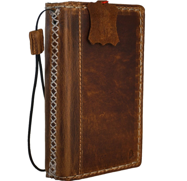 Echtledertasche für Apple iPhone 11 12 13 14 15 Pro Max 6 7 8 plus SE 2020 XS Brieftasche Buch Vintage Pferdestil Ausweisfenster Kreditkartenfächer Abdeckung Wireless Full Grain Davis Luxus Mini Art Magnetic Diy De