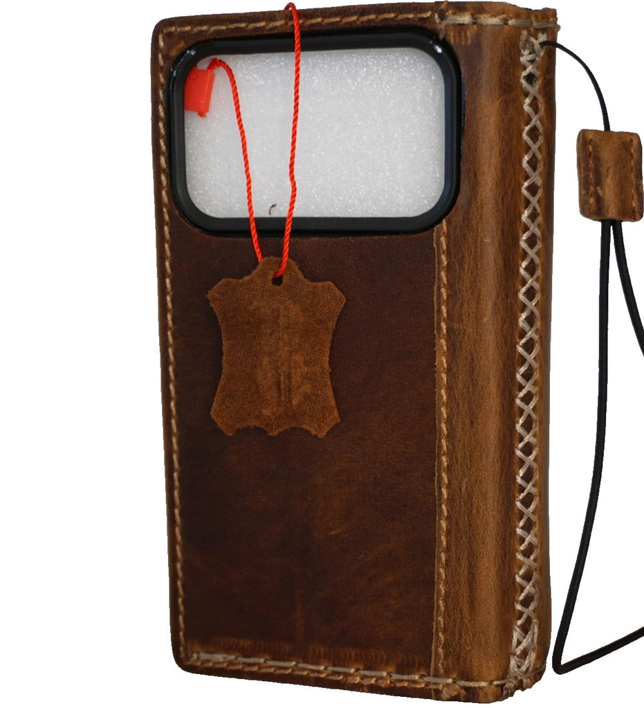 Genuine Leather For Galaxy S26 S25 s24 S26 Fold 3 4 5 6 7 Edge Ultra Note Case Plus Wallet FE Sew Handmade