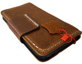 Genuine Leather Case For Apple iPhone 17 14 15 16 16E Pro Max Wallet Book HandMade Limited Edition Magnetic Seam