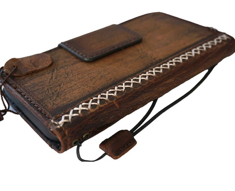 Étui en cuir véritable pour Google Pixel 6 6a 7 7a 8 pro Book Wallet Book Retro Stand Luxury Dark Davis 1948 5G Chargement sans fil The Tree of Life ston