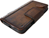 Genuine Leather Case For Apple iPhone 17 14 15 16 16E Pro Max Wallet Book HandMade Limited Edition Magnetic Seam X 18