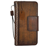 Genuine Leather Case For Apple iPhone 17 14 15 16 16E Pro Max Wallet Book HandMade Limited Edition Magnetic Seam X 18