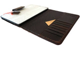 Genuine Leather Case for Apple iPad mini 7 6 5 4 Pro cover Hand Made 9.7 luxury 7th Generation Sew 2024 A2995