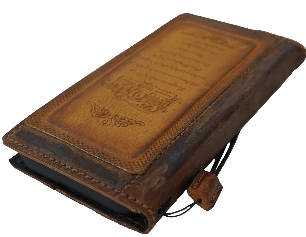 Genuine leather Google Pixel phone case by DAVISCASE, dark luxury book wallet style with handcrafted design, fits Pixel 10, 10A, 8, 8A, 9 Pro XL.
