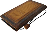 Genuine Leather Case For Apple iPhone 17 15 16 16E Pro Max Wallet Book Hand Made Handicraft