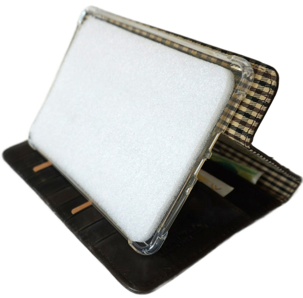 Handmade genuine leather case for Amazon Kindle Paperwhite 7-inch 7th generation, featuring hand-sewn details and luxury craftsmanship.
