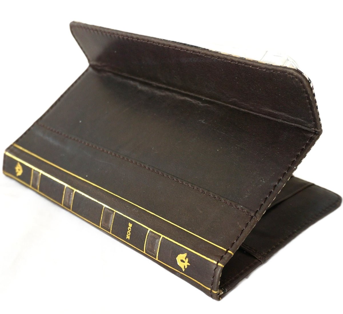 Handmade genuine leather Kindle Paperwhite 7 case by DAVISCASE, 9.7-inch luxury cover for 7th generation e-reader.