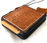 Genuine Leather For Galaxy Z Flip 8 7 6 5 4 Case Tan ColorHandmade  Vintahe z fip8