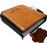Genuine Leather For Galaxy Z Flip 8 7 6 5 4 Case Tan ColorHandmade  Vintahe z fip8