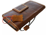 Genuine Leather For Galaxy S25 s24 s22 s21 S23 Fold 3 4 5 6 7 Edge Ultra Note Case Plus Wallet Magnetic FE Sew Hand