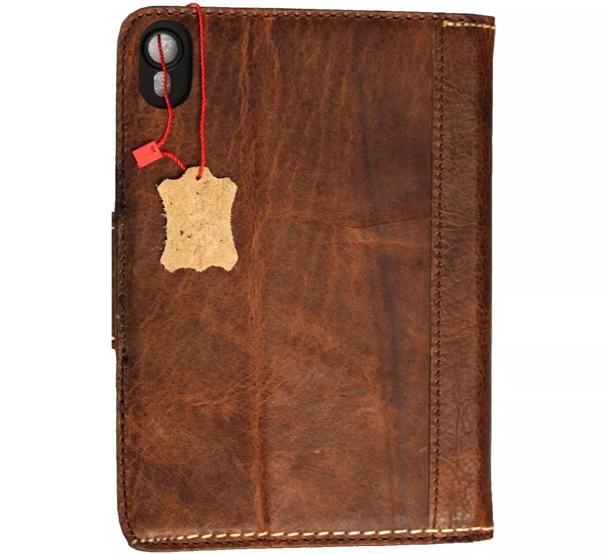 Genuine leather case for Apple iPad Mini, handcrafted by DAVISCASE, in tan for 6th, 7th, 5th generation, 9.7-inch iPad Mini Pro cover