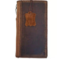 Genuine leather Google Pixel case by DAVISCASE with book wallet design, featuring a luxury ston polish finish and precise cutouts.