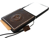 Genuine Leather For Galaxy Z Flip 8 7 6 5 4 Case Wallet Book Cover White Stitch Wireless charging Handmade