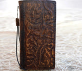 Genuine Leather Case For Apple iPhone 16 16E 17 14 15 Pro Max 8 Plus Wallet  Book Cover luxury HandMade Wrinkled