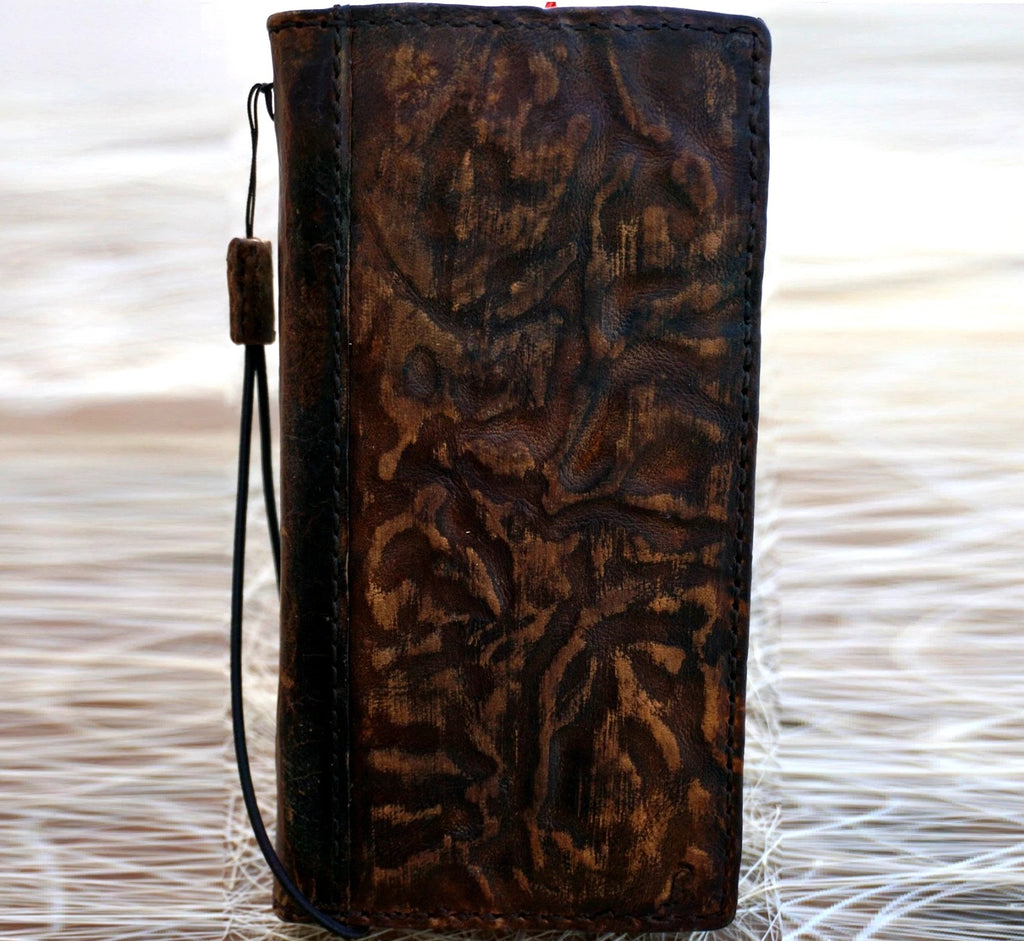 Genuine Leather For Galaxy S26 S25 S23 S24 Ultra Note Edge FE Case Plus Wallet Book Z Fold 3 4 5 6 7 Cover Wrinkled