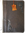 Handmade genuine leather cover for Amazon Kindle Paperwhite 7-inch, 7th generation, by DAVISCASE, with hand-sewn detailing.