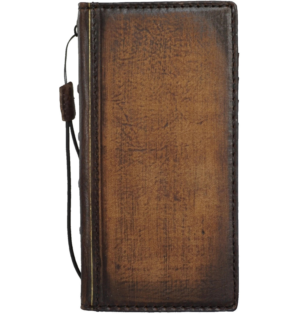 Genuine Leather For Galaxy S26 S23 S24 S25 Edge Ultra Note FE Case Plus Art Wallet Book Z Fold 3 4 5 6 7 Cover Luxury Pholish