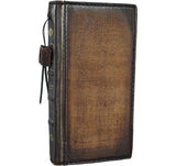 Echtes Leder für OnePlus 9 Pro Brieftasche Buch Vintage Stil Kreditabdeckung Wireless Full Grain Davis Luxus Art Diy Luxus Kartensteckplatz