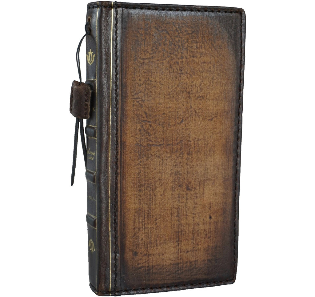 Genuine Leather For Galaxy S26 S23 S24 S25 Edge Ultra Note FE Case Plus Art Wallet Book Z Fold 3 4 5 6 7 Cover Luxury Pholish