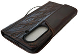 Genuine Leather For Galaxy Z Fold 8 7 5 6 Fold8 Ultra HandMade Case Art Wallet Dark Book Vintage Full Grain Luxury Diy