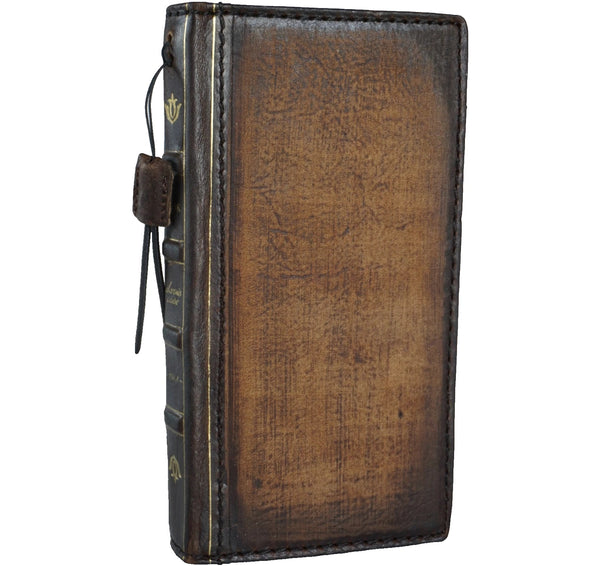 Genuine Leather For Galaxy S26 S23 S24 S25 Edge Ultra Note FE Case Plus Art Wallet Book Z Fold 3 4 5 6 7 Cover Luxury Pholish
