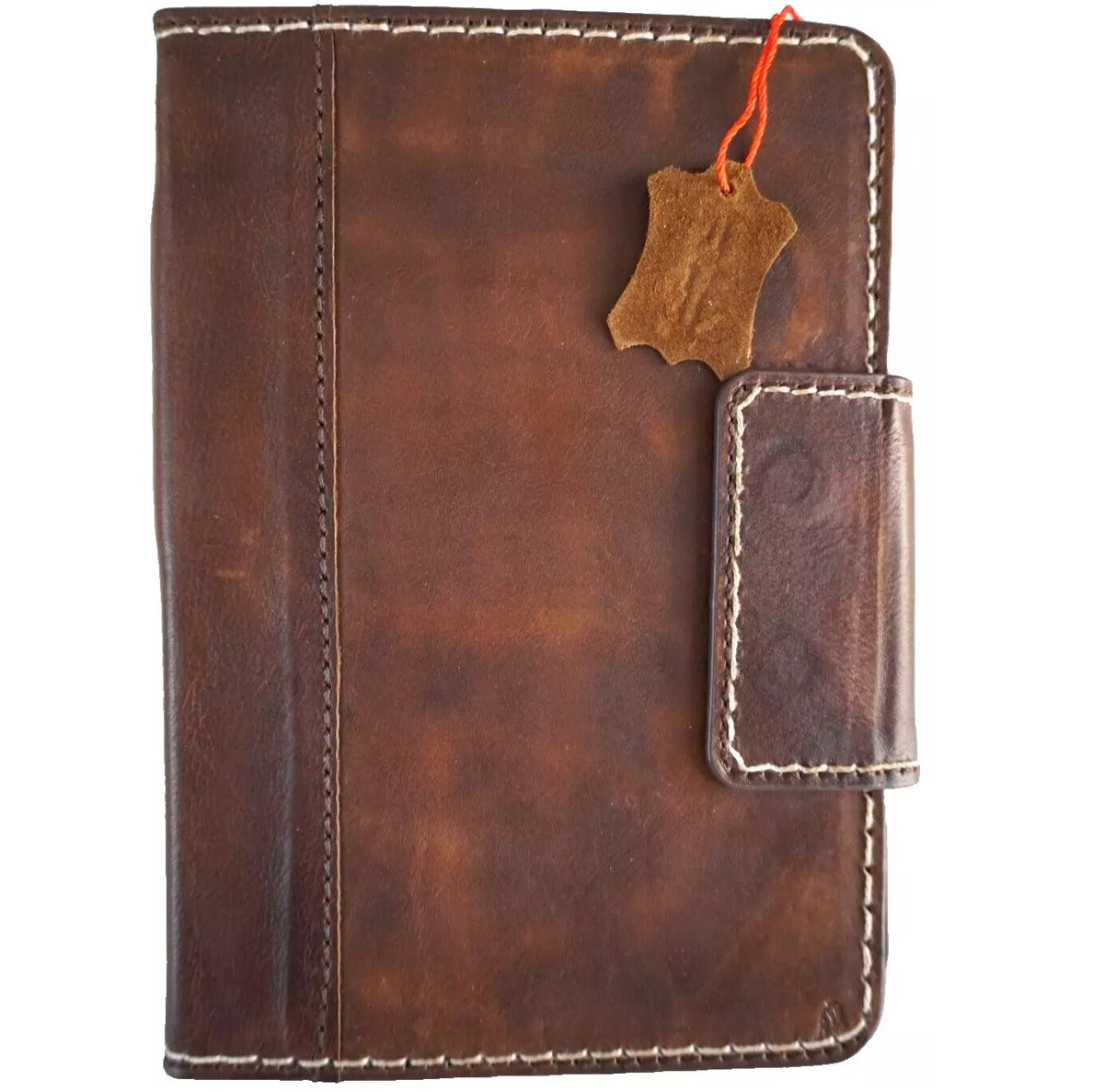 Handmade genuine leather case for Apple iPad Mini 6 5 4 3 Pro, custom sewn luxury cover by DAVISCASE.