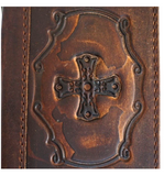 Genuine Leather Case for Google Pixel 6 6a 7 7a 8 pro Book Wallet Book Retro Stand Luxury Dark Davis 1948 5G Wireless Charging Jesus Cross Embossing