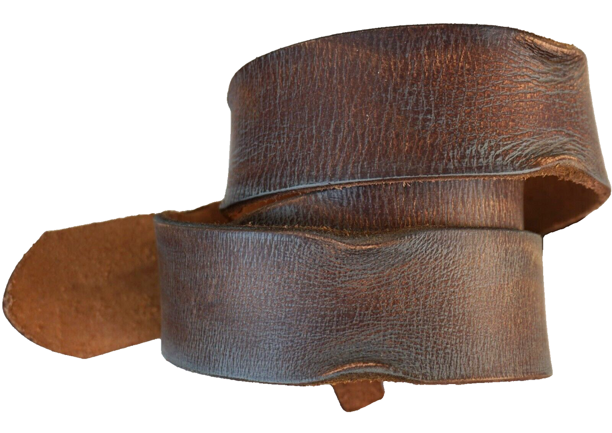 Handmade genuine leather belt for men and women with vintage retro style, available in multiple sizes and classic design.