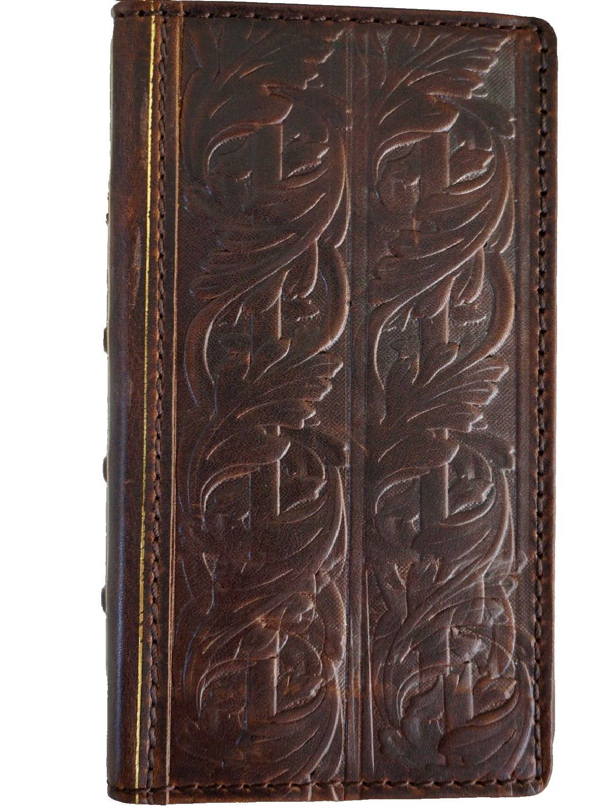 Handmade genuine leather phone case by DAVISCASE for iPhone models 12 to 17 Pro Max and SE, with a wallet book design.