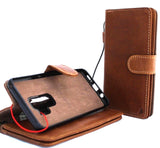 Genuine Leather Case fit Google Pixel Fold 7A 8A 7 8 9 pro XL 9A Book Wallet Closure Retro Removable Tan