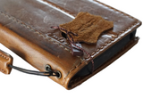 Étui en cuir véritable pour Google Pixel 6 6A 7A 7 8 Pro Book Wallet Retro Stand Luxe IL Davis 1948 5G Rétro Rustique Chargement sans fil froissé Art