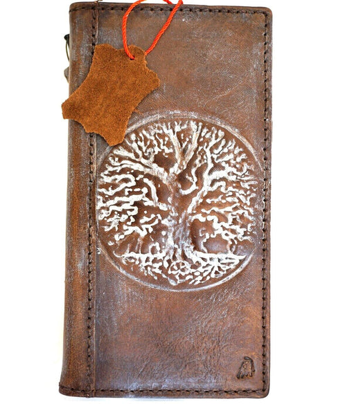 Genuine Leather Case For Apple iPhone 11 12 13 14 15 Pro Max 7 8 plus diy Cross of Jesus Shark crafts SE XS Wallet  Bible Book Vintage Style Credit Card Slots Cover Wireless Full Grain Davis luxury Mini Art Diy The Tree Of Life CRAFTED