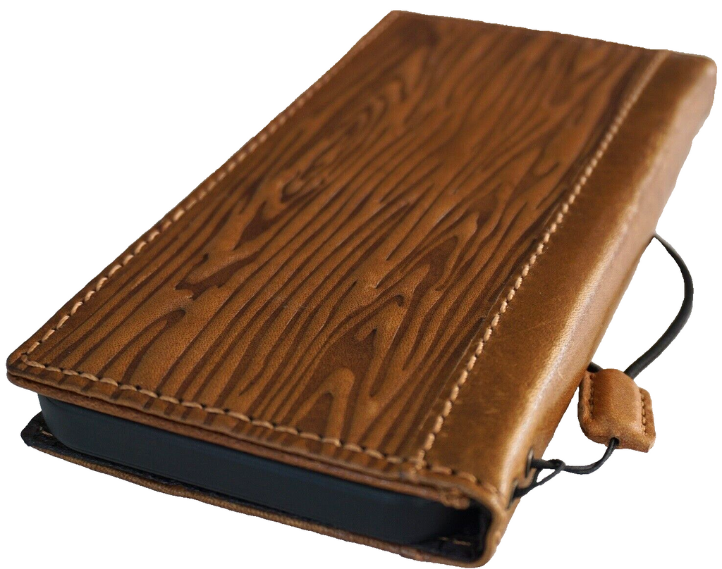 DavisCase genuine leather phone case for iPhone 17 16 11 12 13 14 15 Pro Max Air 7 8 plus vintage style with credit card slots