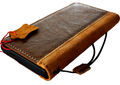 Handmade genuine leather phone case for Galaxy S22 Ultra with wallet and book cover design by DAVISCASE.