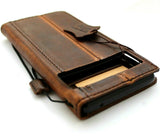 Genuine Leather Case for Google Pixel 6 6a 7 7a 8 pro 8a Book Wallet Book Retro Stand Luxury Dark Davis 1948 5G Wireless Charging German Cross DE Art