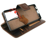 Genuine Leather For Galaxy s22 s21 s20 S23 S24 S25 Ultra FE Note 25 Edge Case Plus Wallet  Luxury Mini Hand Made Magnetic