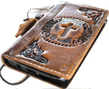Cuir véritable pour Galaxy s22 s21 s20 S23 24 Ultra S23 Fe s9 10 20 21 A13 A71 A51 A12 A31 4G 5G étui plus Art Z Fold 3 4 5 portefeuille livre Style Vintage couverture de crédit sans fil pleine fleur Davis luxe l'arbre de Live bricolage Mini