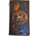 Handmade genuine leather phone case for Samsung Galaxy S22, S21, S20, S23, S24, S25, S26 Ultra, Note 9, Z Fold, and Edge, by DAVISCASE.