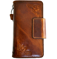Genuine Leather Case fit Google Pixel Z Fold 3 4 5 6 7A 8A 7 8 9 pro xl 6 6A Book Wallet Closure  Holder  5G Wireless Charging