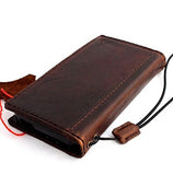 Étui en cuir véritable vintage pour samsung galaxy s4, pochette de bourse 4s, support de portefeuille de livre 4 S GASIP