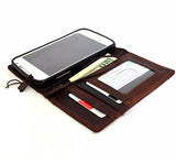 genuine vintage leather case for samsung galaxy s4 cover purse pouch 4s book wallet stand 4 S GASIP