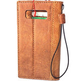 Genuine real leather case for samsung galaxy note 8 book wallet cover soft vintage brown cards slots slim daviscase