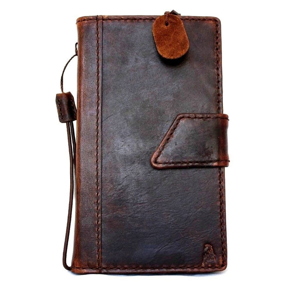 genuine oiled leather hard case for Galaxy NOTE 4 LEATHER CASE  cover purse book pro wallet stand  flip free shipping luxury au
