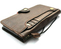 Genuine leather Google Pixel 7 Pro case by DAVISCASE, luxury handmade book wallet design with precise cutouts and premium finish.