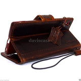 genuine vintage italian leather Case For sony Xperia Z4 book wallet 4 z handmade IL